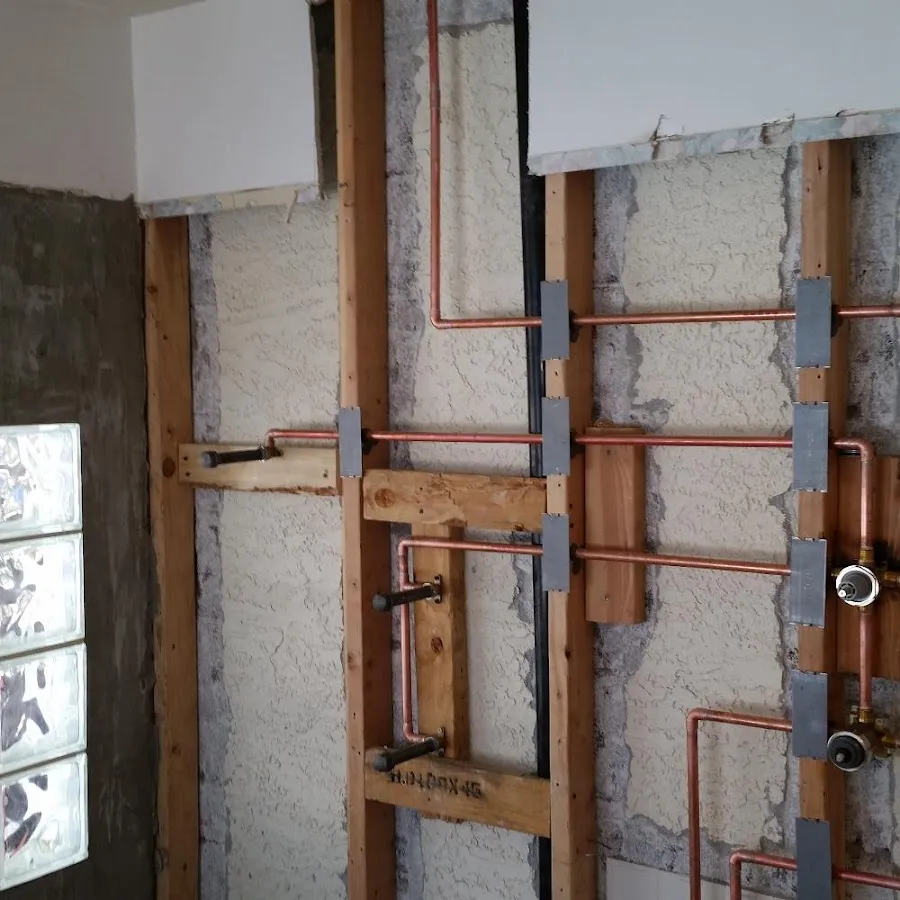 Copper pipe installation for Repiping in Landen